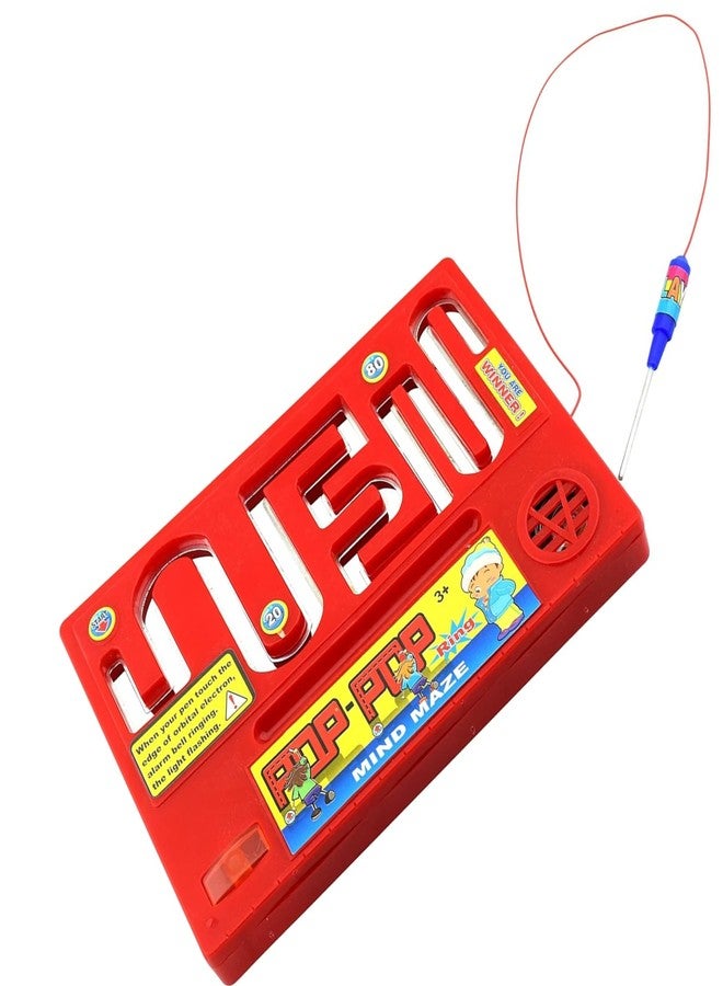 Munmoll Toys Mind Concentration Game, Pop Ring Maze, Eye and Hand Coordination, Ages 3+, Multicolor - Image 4